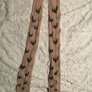 Nude bat tights